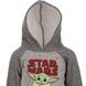 Mandalorian Baby Yoda Boys Fleece Hoodie & Pants Set - Grey, Size 7-8