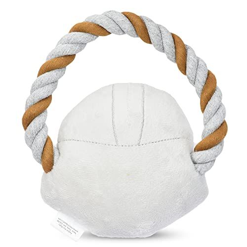 The Mandalorian Rope Ring with Plush Head Dog Toy