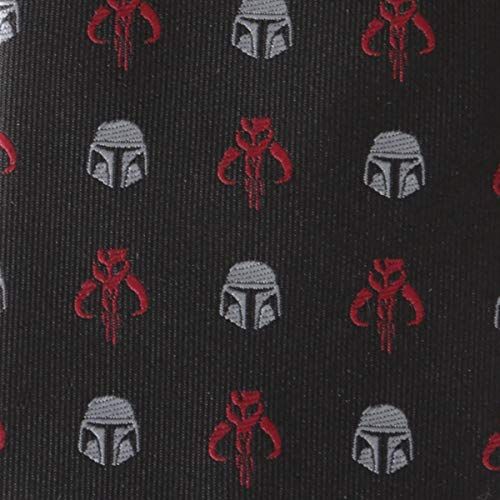 Mando Black Red Men's Tie - The Mandalorian Official Merch