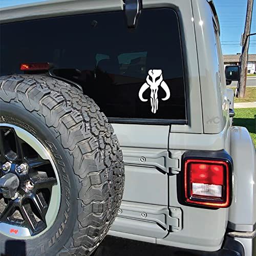 Bounty Hunter Decal Vinyl Sticker - Cars Trucks Vans Walls Laptop White 5.5 x 4.25 inch VC371