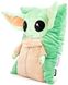 Mandalorian Baby Yoda Grogu 3D Snuggle Pillow 15" - Super Soft