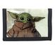 The Child Baby Yoda Card and Coin Tri-Fold Wallet The Mandalorian, Blue