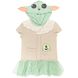 The Child Toddler Girls Cosplay Costume T-Shirt Dress, Beige/Green 3T