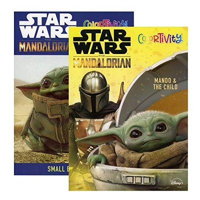 The Mandalorian and Child Coloring & Activity 2 Titles - Disney Star Wars Doodles Book, 80 Pages, 2-Pack