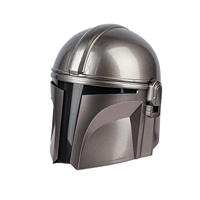Men Helmet Deluxe Mandalorian Helmet Resin Full Head Mask for Men - Halloween Cosplay Costume Accessories