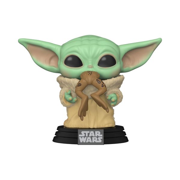 Pop Mandalorian The Child with Frog Figure