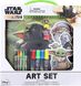 Mandalorian Arts and Crafts Kit - Includes Notebook, Coloring Utensils, Stickers, and Bonus Items